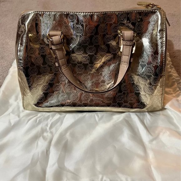 Michael Kors Metallic Handbag - Picture 2 of 4